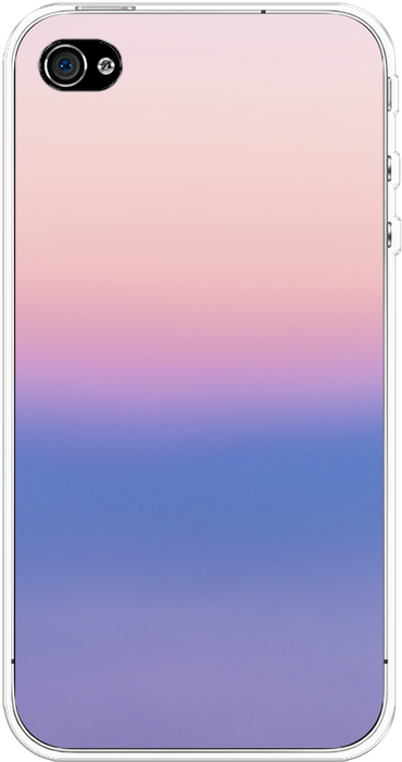 Силиконовый чехол на Apple iPhone 4/4S / Айфон 4/4S Солнечный градиент