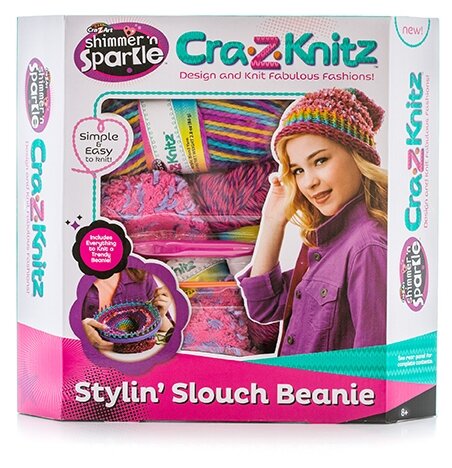 Cra-Z-Knitz Набор для вязания Стильная Шапка-колпак (17436)