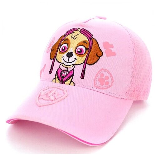 фото Бейсболка щенячий патруль, скай, розовая paw patrol