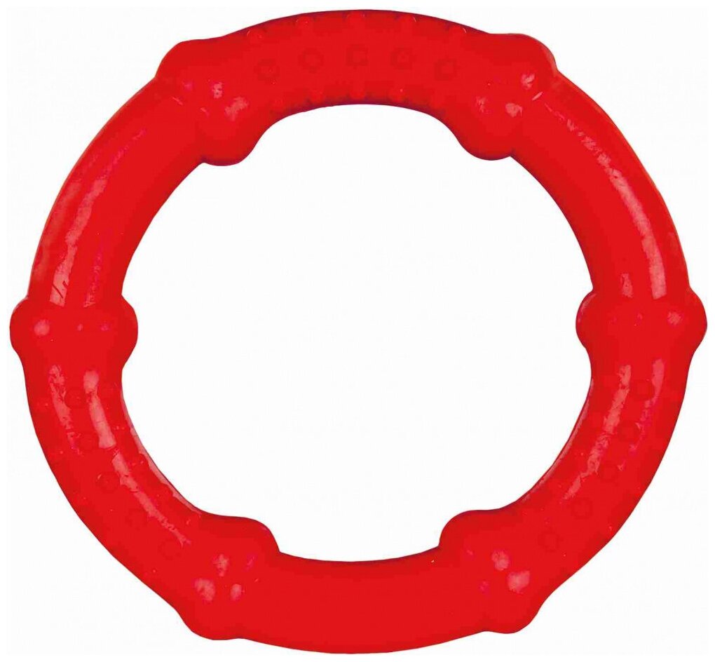 Trixie Кольцо из натуральной резины плавающее, ф 15 см - фото №3