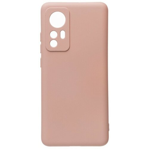 Накладка силиконовая Silicone Cover для Xiaomi 12 Lite пудровая накладка силиконовая silicone cover для xiaomi 12t пудровая