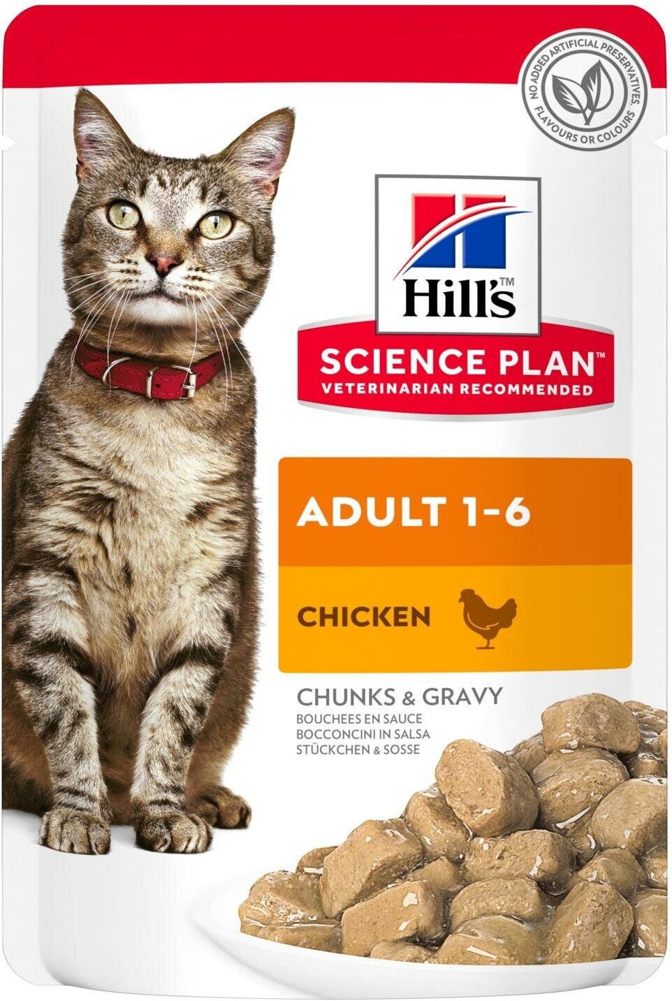 HILL'S SP Optimal Care Пауч д/кошек с Курицей, соус