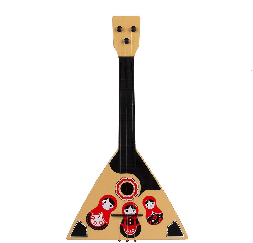 Детская музыкальная игрушка Балалайка со струнами в чехле ( B-78A)