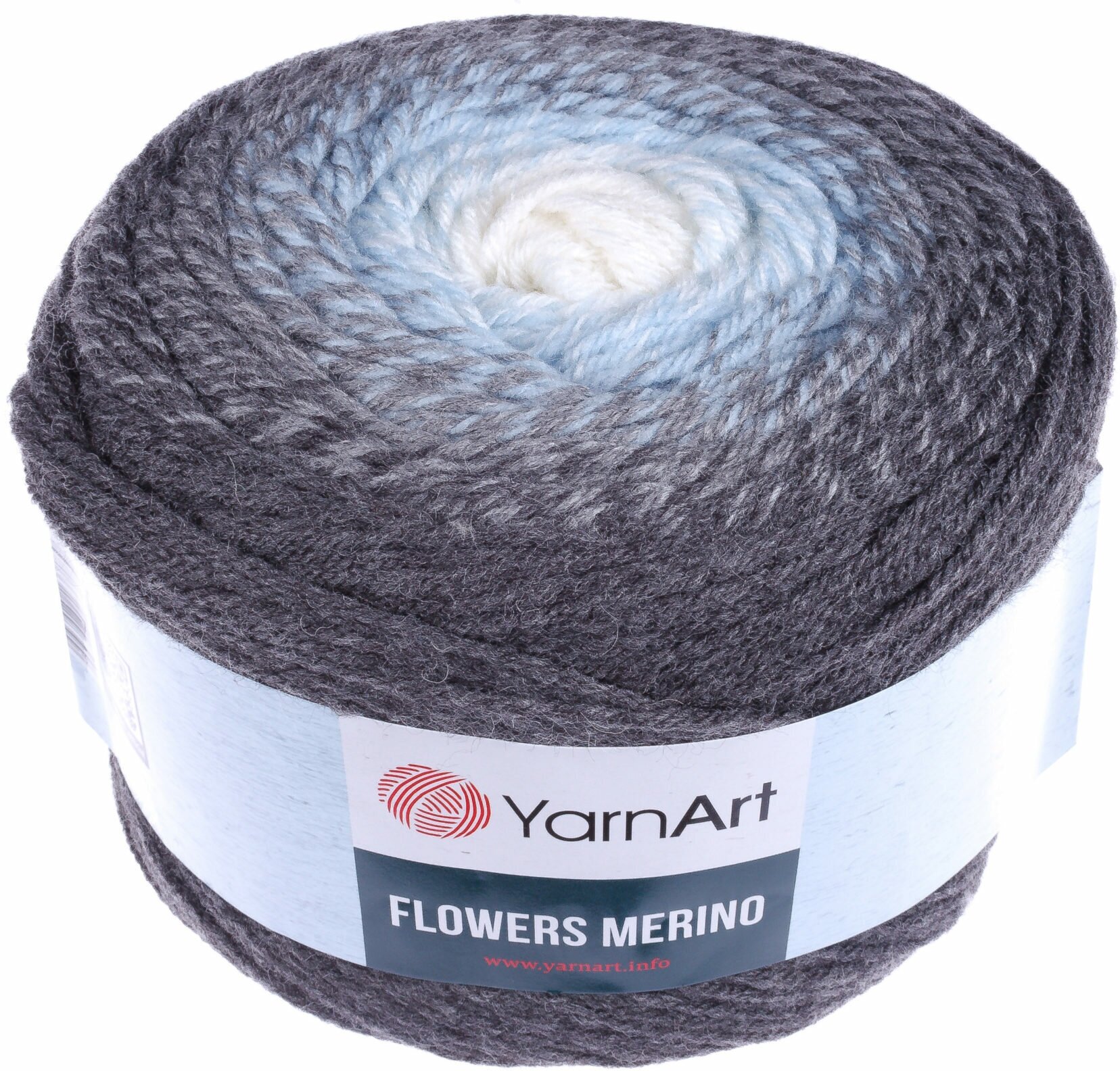 Пряжа Yarnart FLOWERS MERINO цвет 550 - фотография № 9