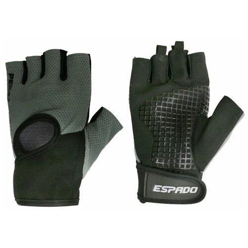 Перчатки для фитнеса ESPADO, р.М, (серый), ESD002