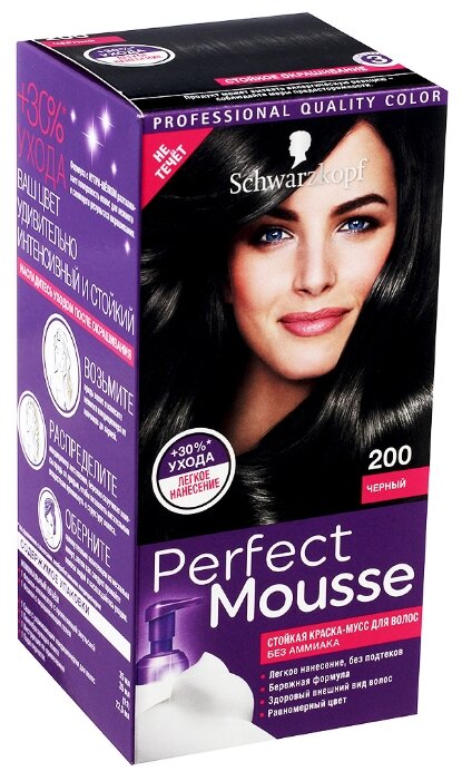 Schwarzkopf Perfect Mousse Стойкая краска-мусс для волос