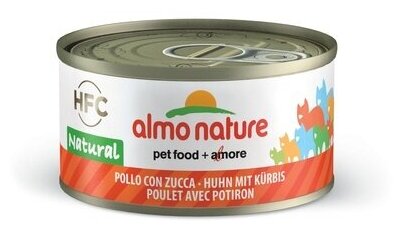 ALMO NATURE Legend HFC Adult Cat Chicken&Pumpkin Консервы для кошек с Курицей и Тыквой 70 г