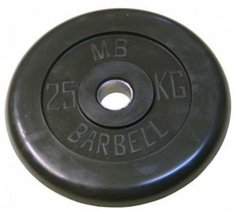 MB Barbell (26 мм 25 кг), Black