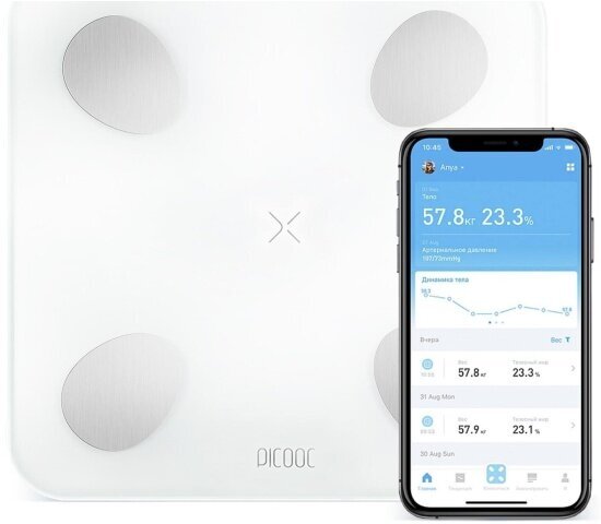Весы напольные Picooc Mini Lite, белый