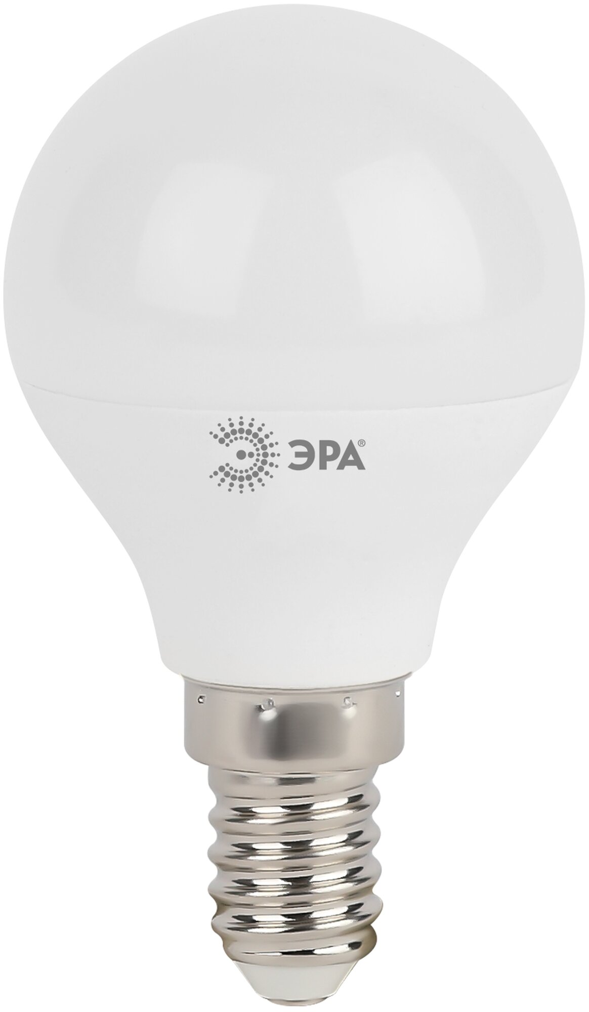 ЭРА LED P45-5W-840-E14 ЭРА (диод, шар, 5Вт, нейтр, E14) (10/100/3600)