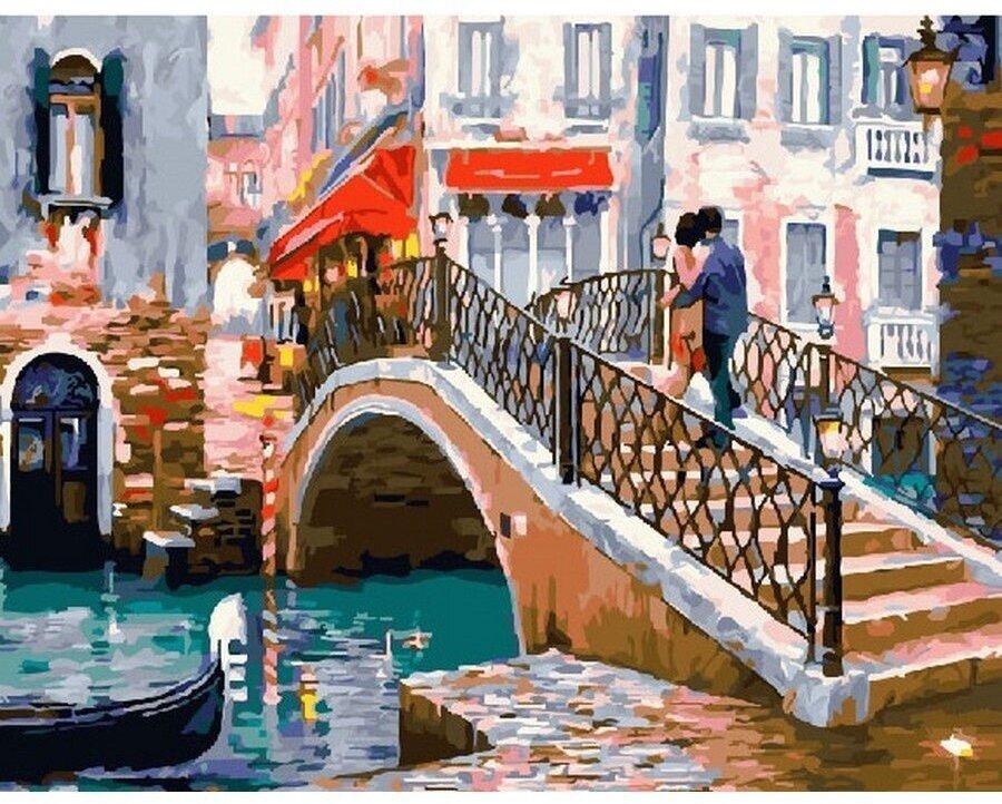 Картина по номерам Мост. Венеция 40х50 см Hobby Home