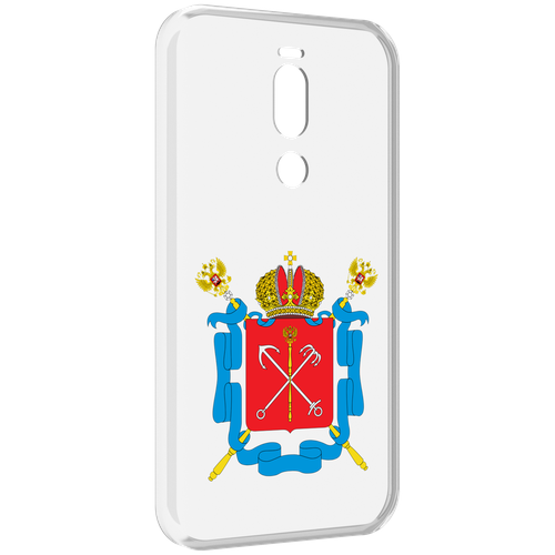 Чехол MyPads герб-санкт-петербург для Meizu X8 задняя-панель-накладка-бампер