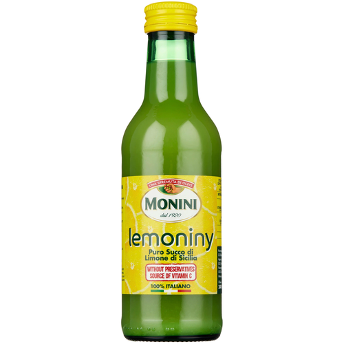 Сок сицилийского лимона MONINI Lemoniny Sicilian Lemon Juice 100 % (без консервантов), 240мл