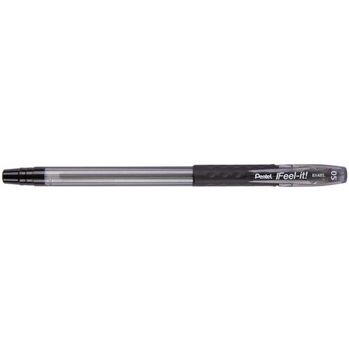 pentel ручка шариковая feel it d 0 5 мм 12 шт bx485 b красные чернила Pentel Ручка шариковая Feel it! d 0.5 мм 12 шт. BX485-A черные чернила