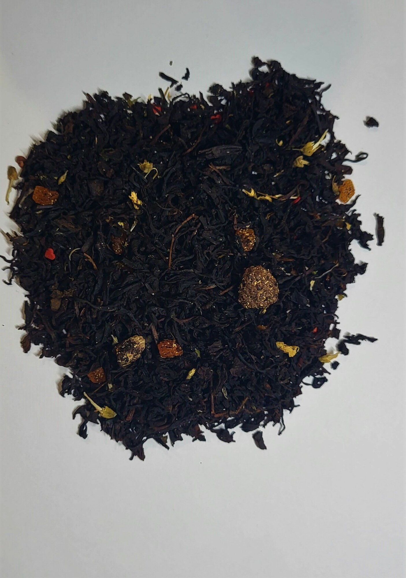 Чай черный индийский "Лесная малина" с малиновым ароматом, 100 гр.