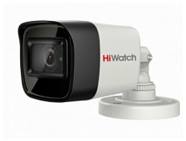HiWatch DS-T800(B) (2.8 mm) 8Мп уличная цилиндрическая HD-TVI камера с EXIR-подсветкой до 30м