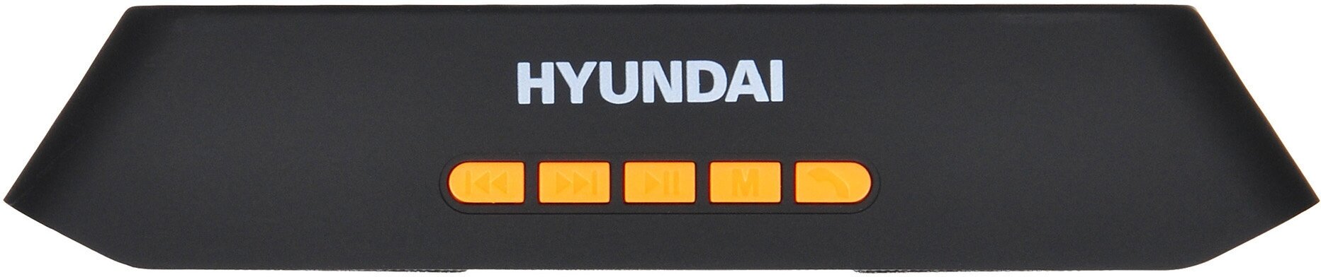 Портативная колонка HYUNDAI , 6Вт, черный / оранжевый - фото №5