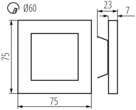 Подсветка для лестниц и ступеней Kanlux Apus Led W-NW 27378 - фотография № 2