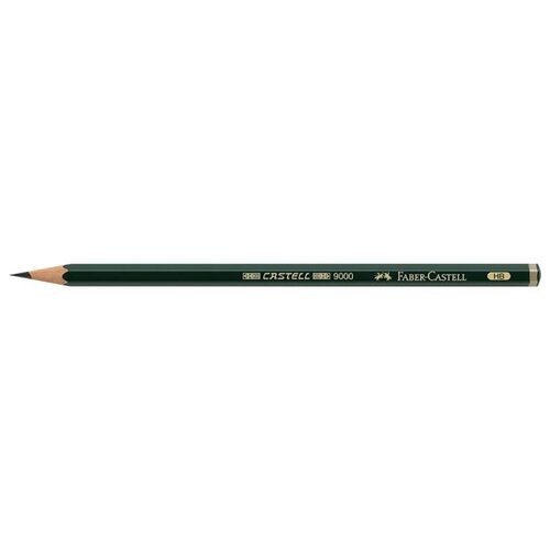 Faber-Castell Карандаш чернографитовый Castell 9000 HB зеленый 1 шт.