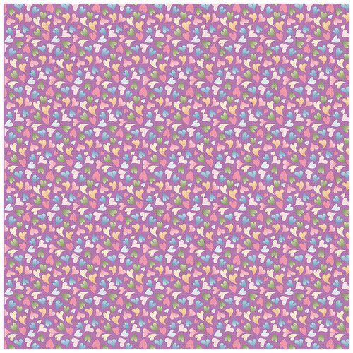 Ткань для пэчворка PEPPY нежная история 50 x 55 см 146 г/кв. м ± 5 100% хлопок НИ-30 фиолетовый