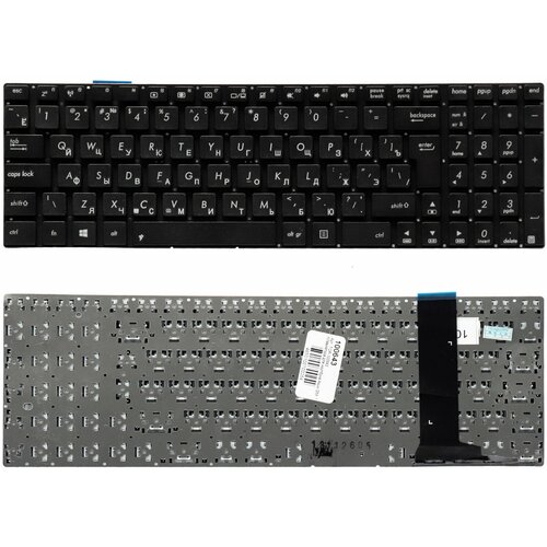 Клавиатура для ноутбука Asus G56 N56 N76 Series Г-образный Enter Черная без рамки PN 9Z N8BBQ G0R 790₽