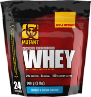 Протеин Mutant Whey 2lb Cookies Cream 908g (Печенье с кремом)