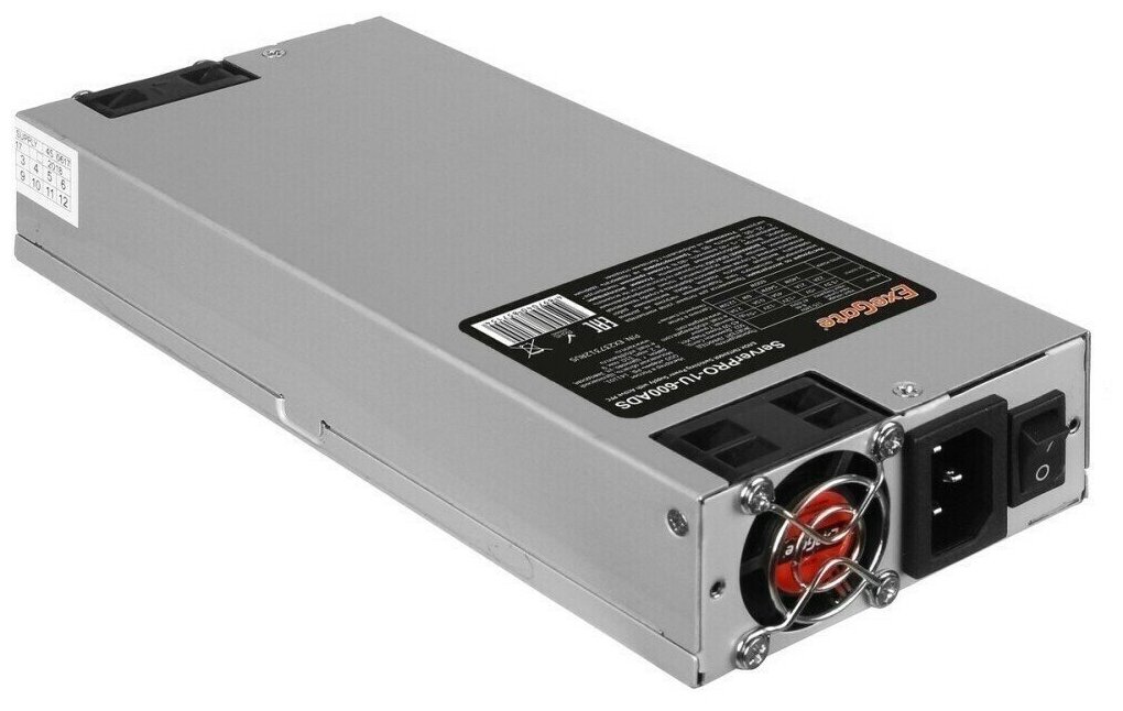 Блок питания ExeGate ServerPRO-1U-600ADS 600W (EX237312RUS)