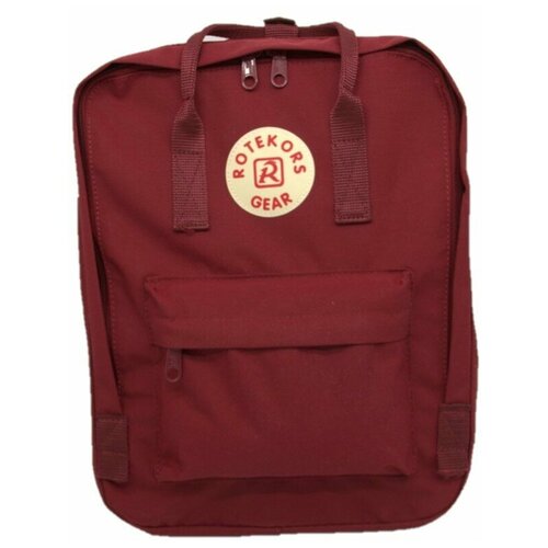 фото Рюкзак женский мужской унисекс - сумка для школы rittlekors gear винно-красный