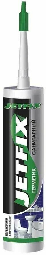 JETFIX герметик санитарный белый 280 ml