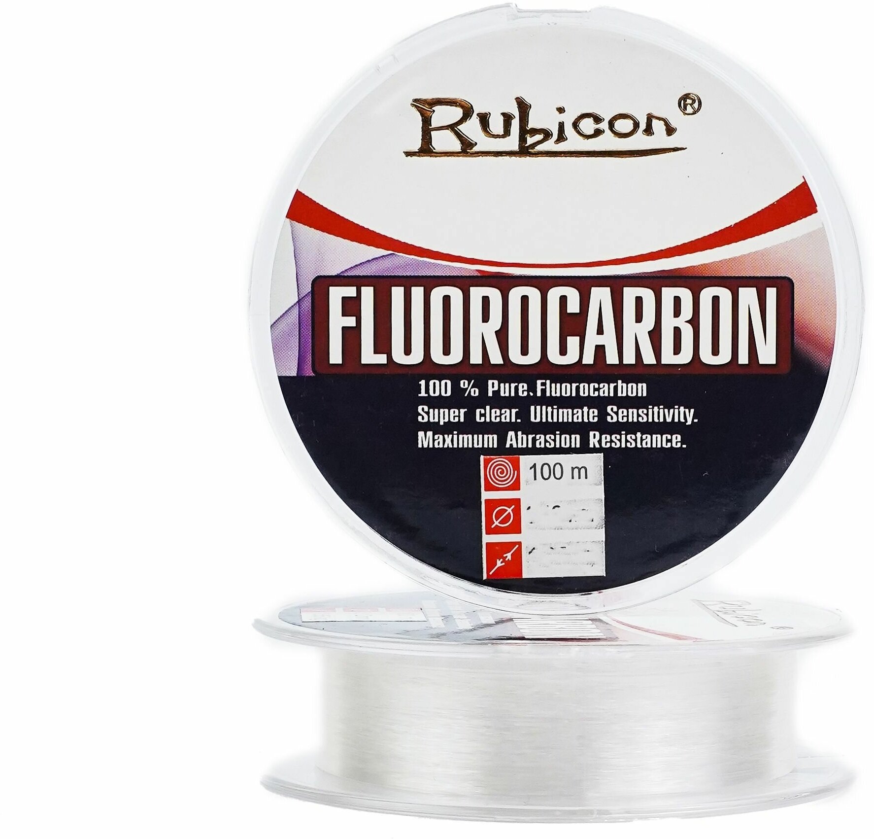 Леска флюорокарбоновая RUBICON Fluorocarbon 100 м 012 мм
