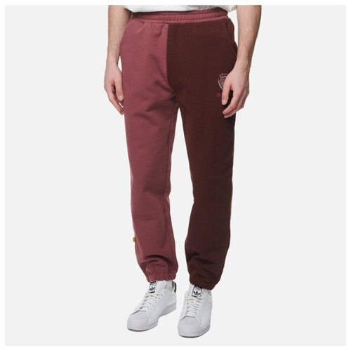 фото Мужские брюки dime split crest бордовый, размер m