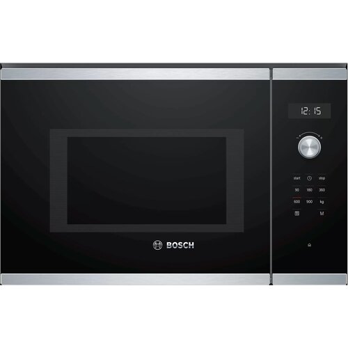 Микроволновая печь Bosch BFL554MS0 25л 900Вт нержавеющая стальчерный встраиваемая 5696600₽