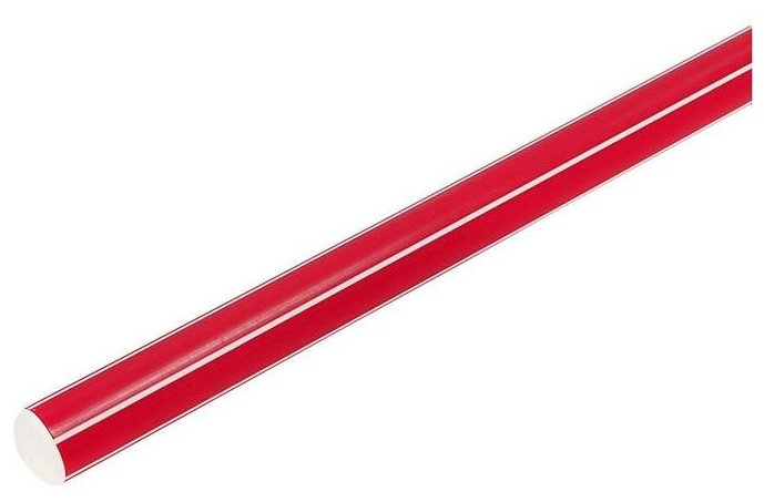 Палка гимнастическая 70 см, цвет: красный, 2 штуки