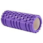E29389 Ролик для йоги (фиолетовый) 33х13,5см ЭВА/АБС - изображение