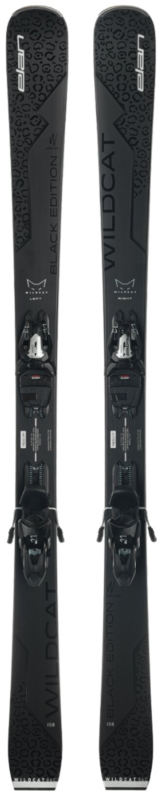 Горные лыжи с креплениями ELAN 2023-24 Wildcat Black Edition 86 C Ps + Elx 11.0 Gw (см:164)