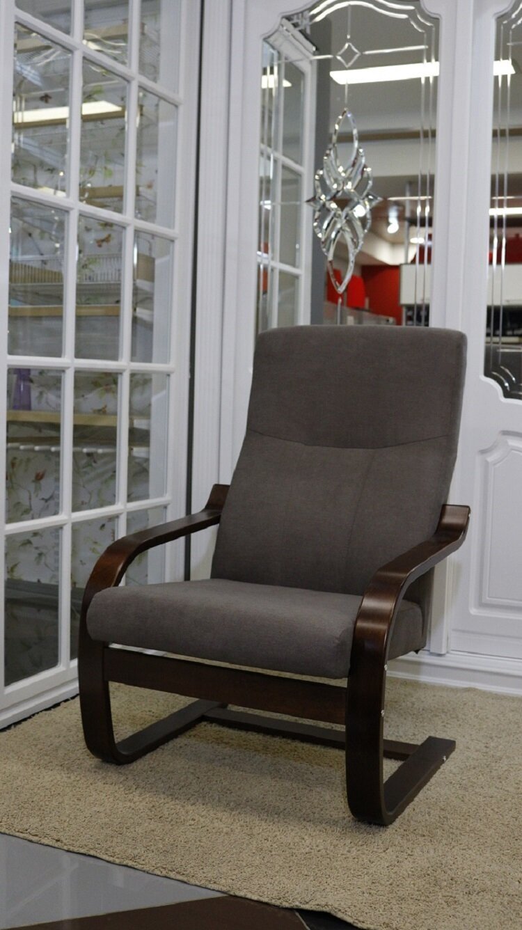 Кресло качалка для отдыха дома мягкое - фотография № 15