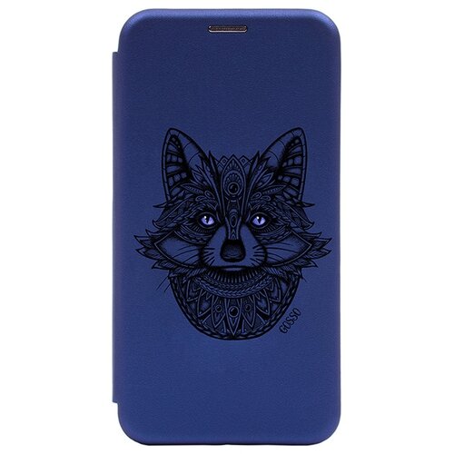 фото Чехол-книжка book art jack grand raccoon для xiaomi redmi 8a синий gosso