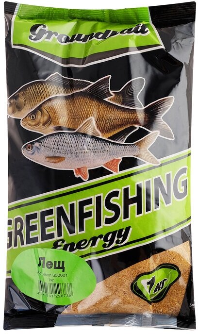 GREENFISHING Прикормка Greenfishing Energy лещ 1 кг