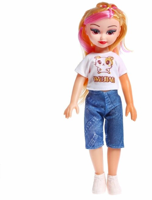 Кукла Даша в летней одежде, со звуковыми эффектами, Микс