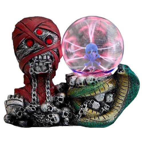 фото Плазменная лампа risalux мумия со змеёй 5089631