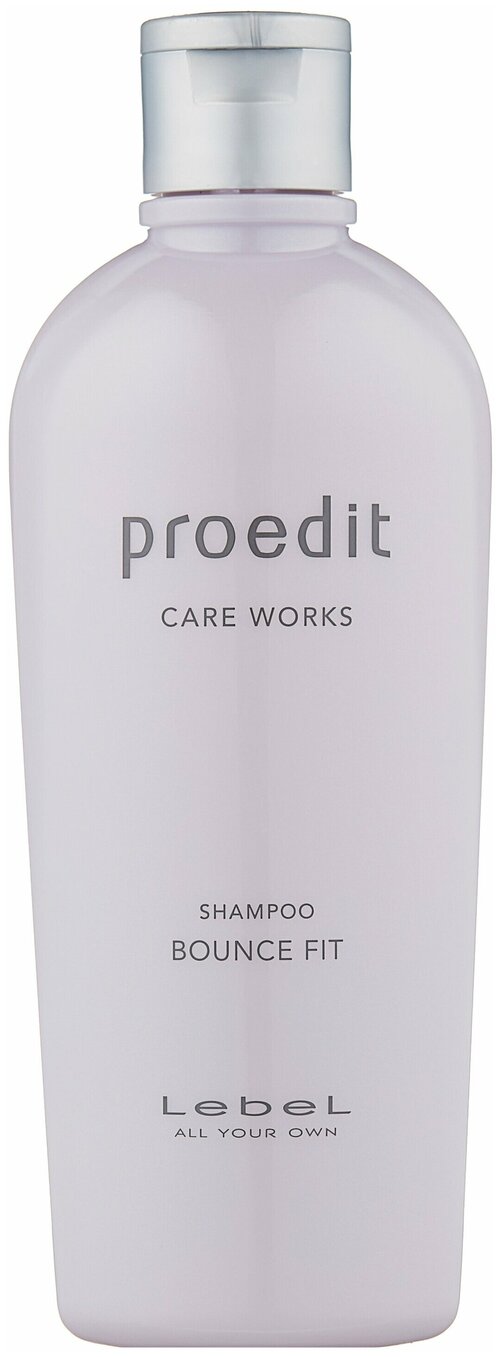 Lebel Proedit Care Works Bounce Fit Shampoo - Шампунь для мягких волос 300 мл