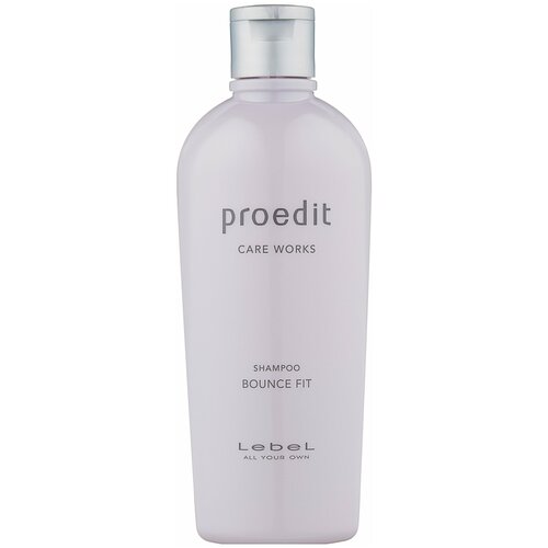 Lebel Proedit Care Works Bounce Fit Shampoo - Шампунь для мягких волос 300 мл шампунь для жестких волос proedit care works shampoo soft fit шампунь 300мл