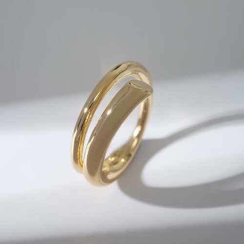 Кольцо ТероПром, размер 16, золотой