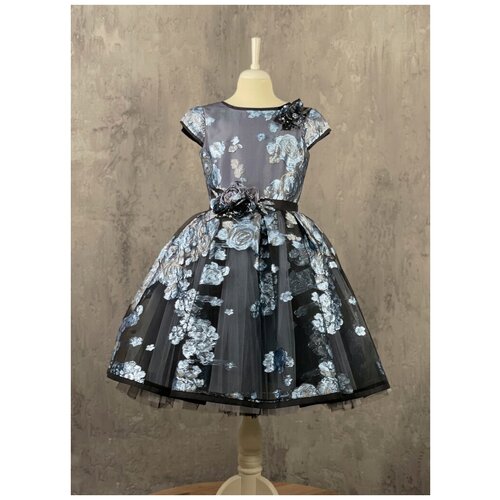 Платье нарядное для девочки (Размер: 134), арт. 2832, цвет черный