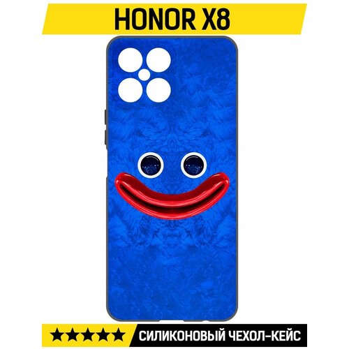 Чехол-накладка Krutoff Soft Case Хаги Ваги - Веселый Хаги Ваги для Honor X8 черный чехол накладка krutoff soft case хаги ваги игрушка для honor x8 черный