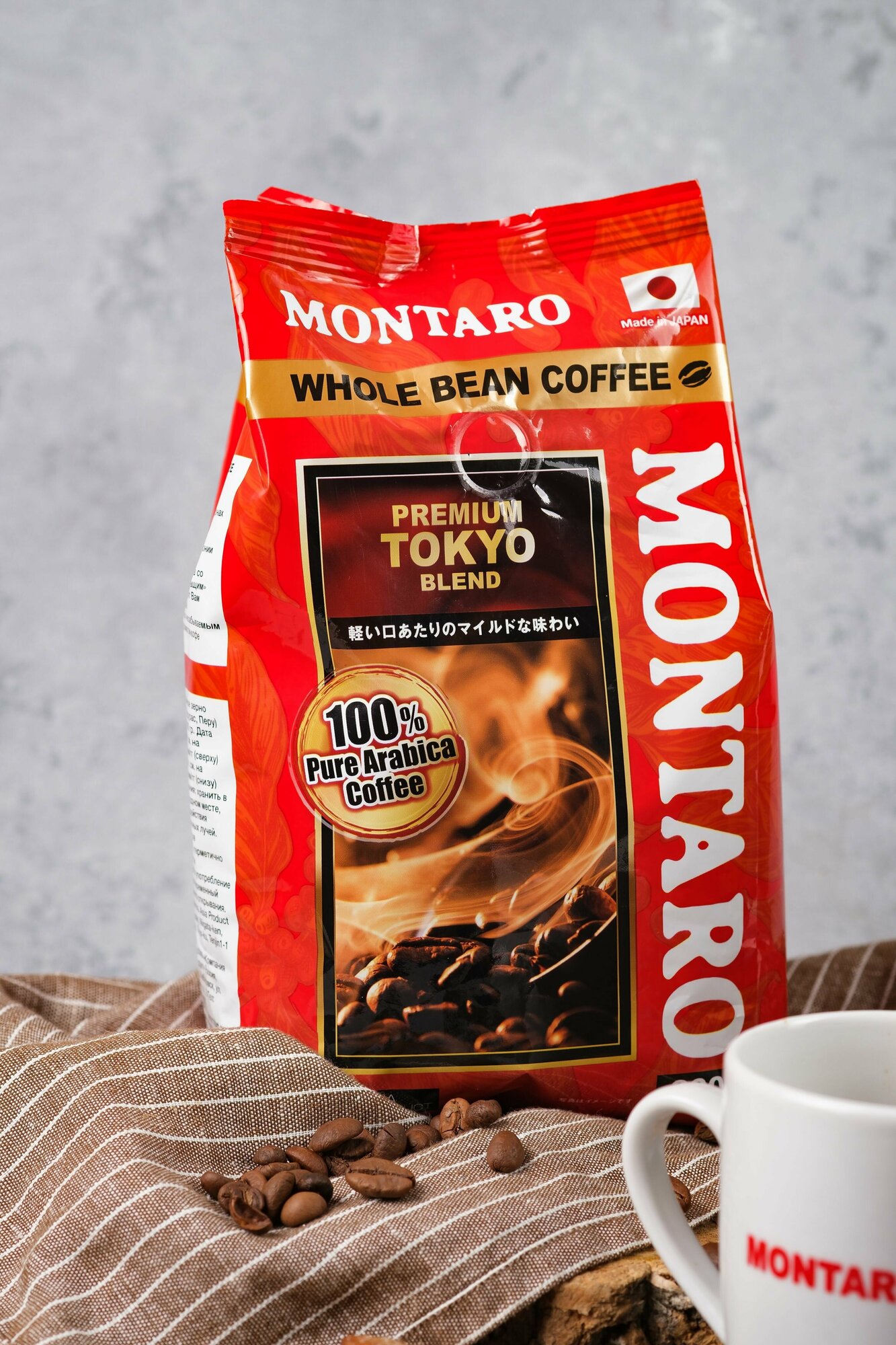 Кофе в зернах MONTARO Tokyo Blend, арабика, 300 г - фотография № 4