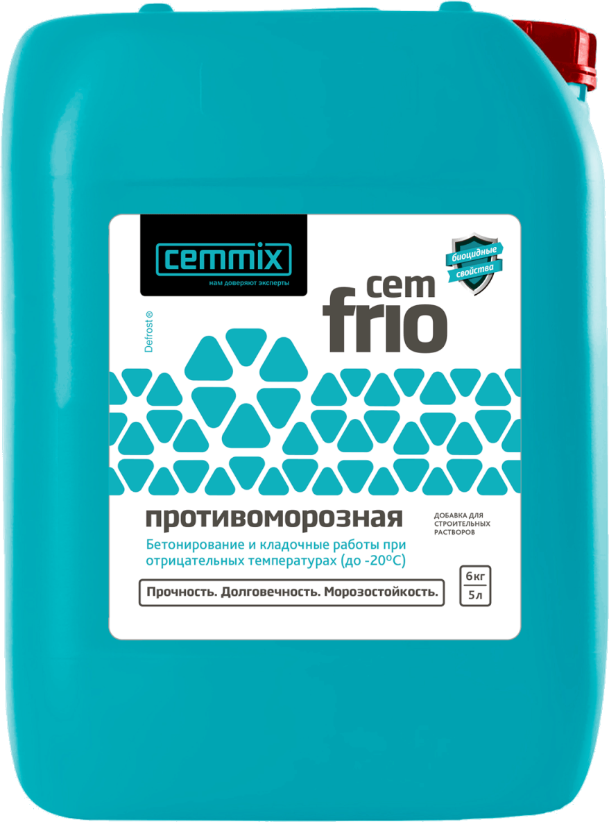 Противоморозная добавка CemFrio 5 литров