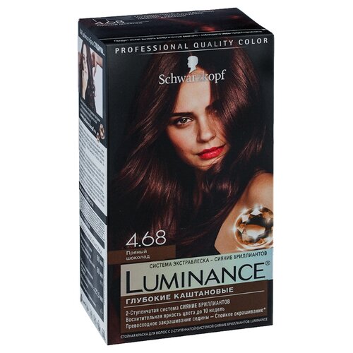 фото Schwarzkopf Luminance Глубокие каштановые Стойкая краска для волос, 4.68, Пряный шоколад