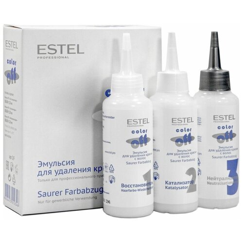 Estel Professional ESSEX Эмульсия для удаления краски с волос COLOR OFF эмульсия для удаления стойких красок с волос estel professional color off 1 шт