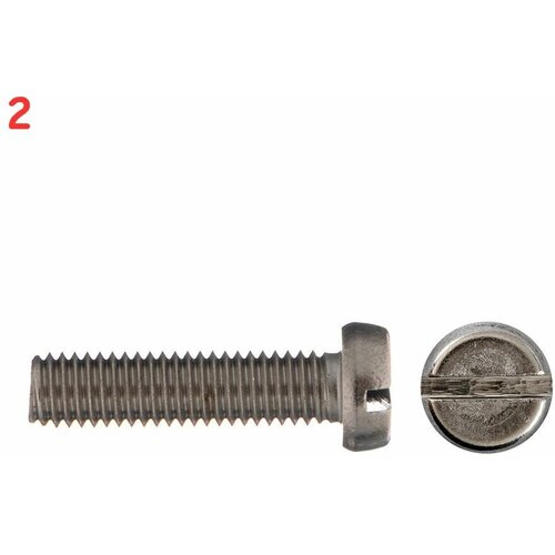 Винт нержавеющая сталь M5x20 мм DIN 84 цилиндрическая головка (6 шт.) (2 шт.)